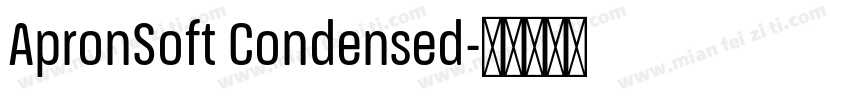 ApronSoft Condensed字体转换